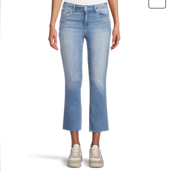 PAIGE Denim - PAIGE Cindy Crop Raw Hem Denim Jeans